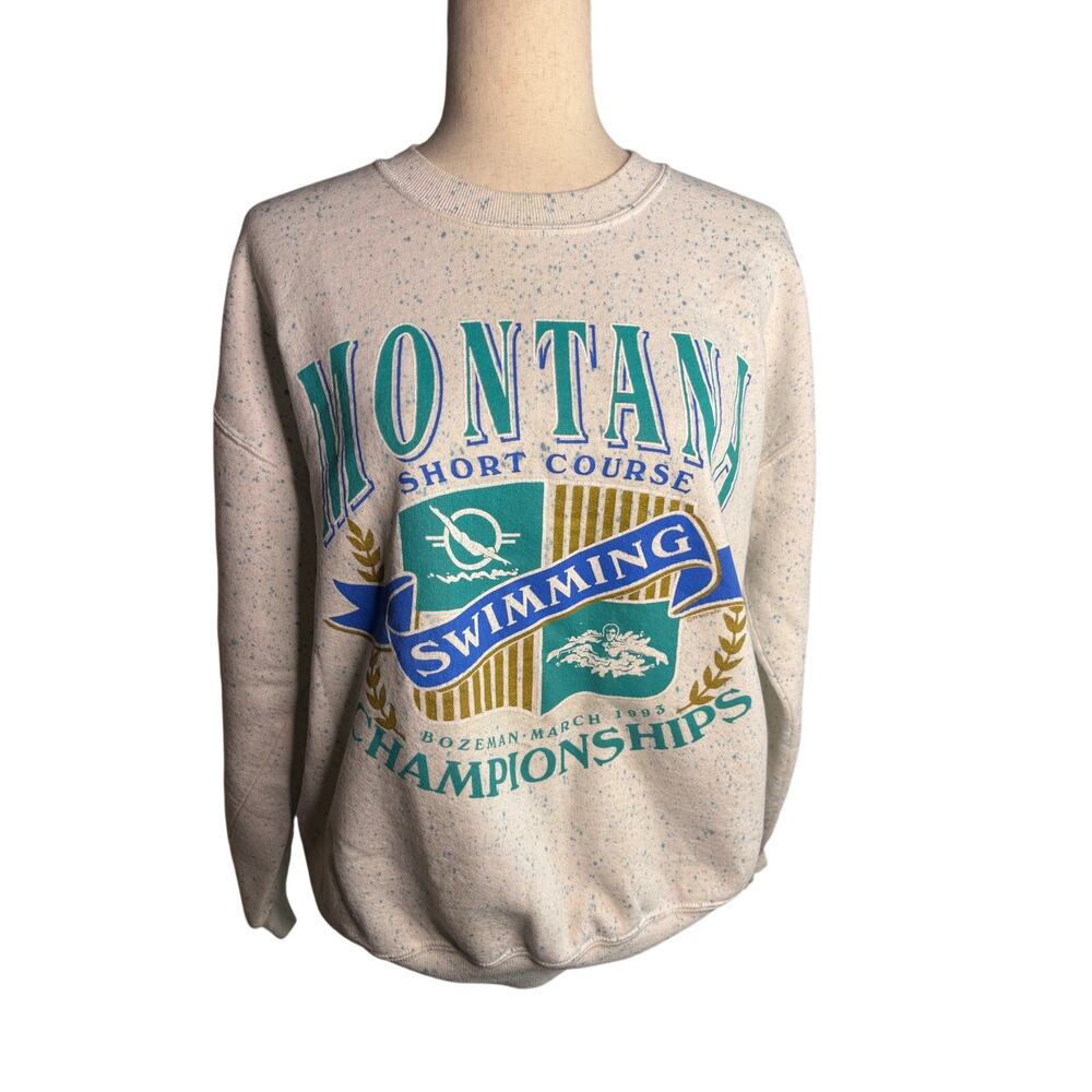 Vintage 1993 Montana Swimming Championships Sweatshirt